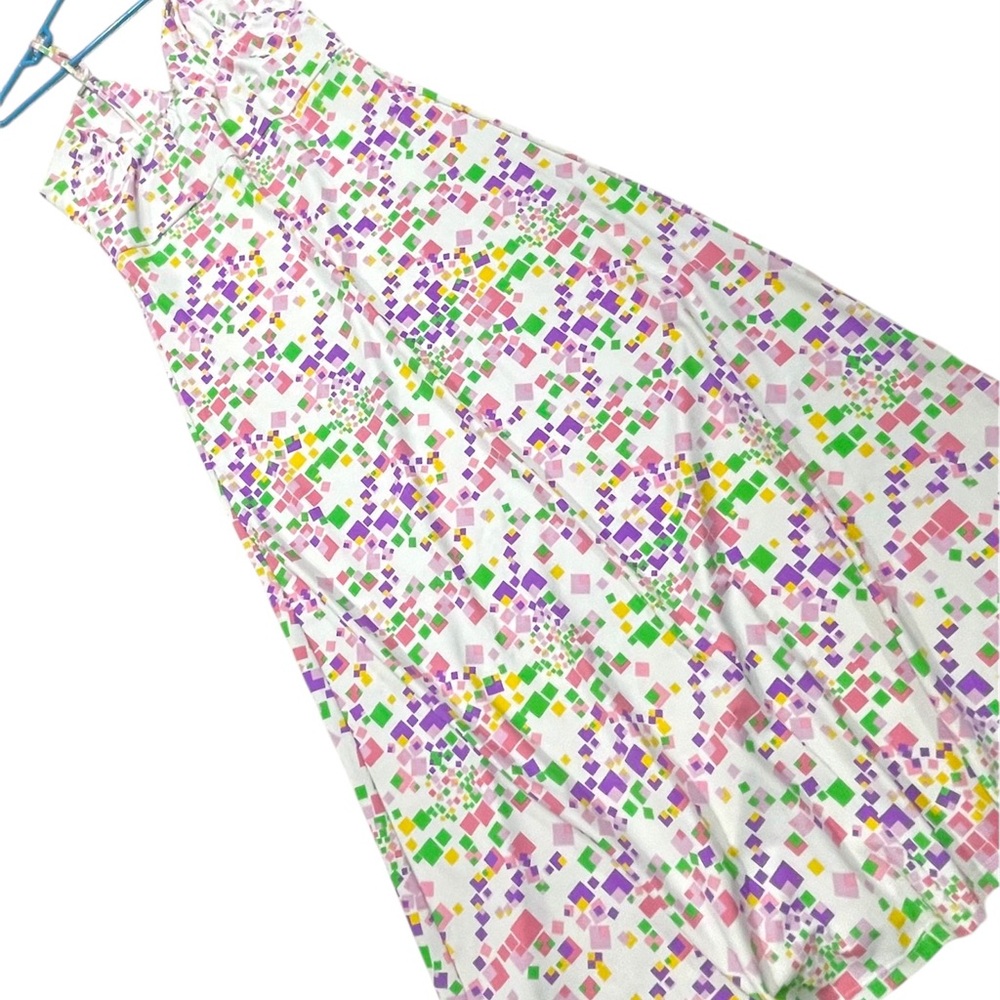 Colorful Geometric Print Nightgown